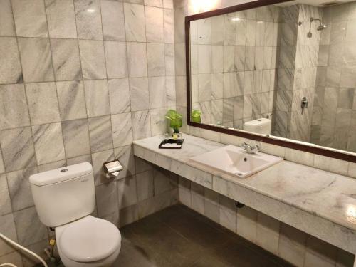 Koupelna v ubytování Hotel Sahid Bandar Lampung