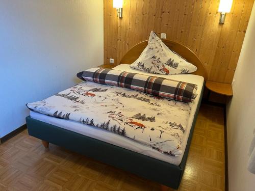 Postel nebo postele na pokoji v ubytování Bergmanns Ferienapartment