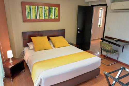 Cama o camas de una habitación en Hotel Volare