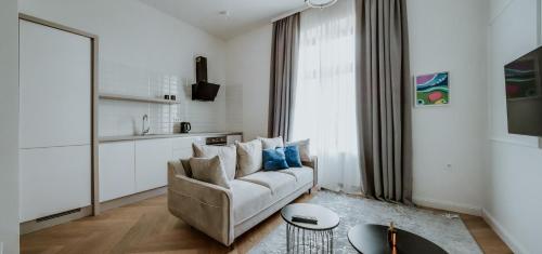 Ruang duduk di LAVilla Osijek