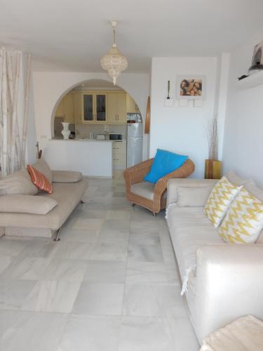 BEACH VILLA ,Nerja, Seaview, Pool, 3 bedrooms, huge terrace and garden