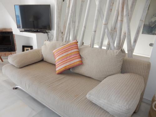 BEACH VILLA ,Nerja, Seaview, Pool, 3 bedrooms, huge terrace and garden