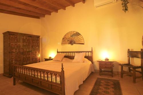 Кровать или кровати в номере Finca Tocama