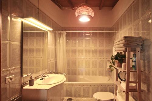 Ванная комната в Finca Tocama