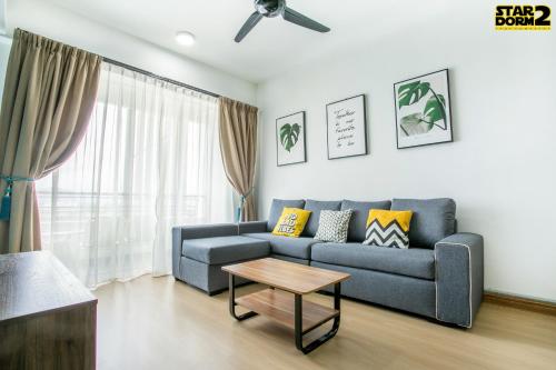 Ruang duduk di Ipoh City Center Stardorm 2 Ipoh Homestay