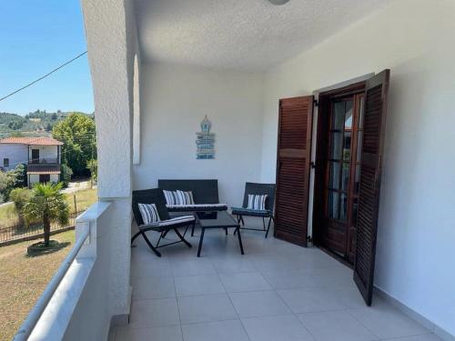Balkón nebo terasa v ubytování Holiday aptm - MorningSun1 - Sithonia