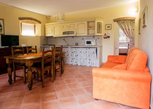 Kuchyň nebo kuchyňský kout v ubytování Agriturismo Podere Valdo