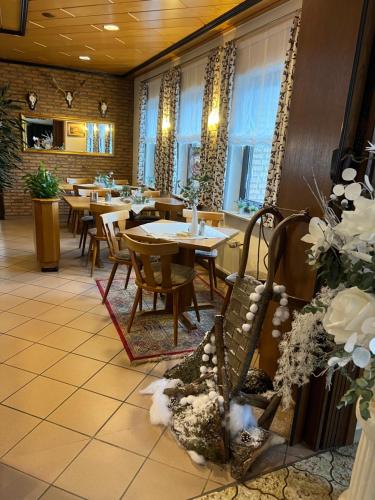 Restaurace v ubytování Gasthaus Hubertus