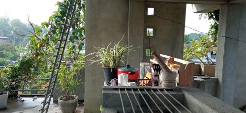 Balcon ou terrasse dans l'établissement Mandara Rest