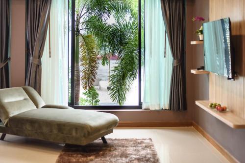 Χώρος καθιστικού στο Mangrovebay Krabi Beachfront Pool Villa