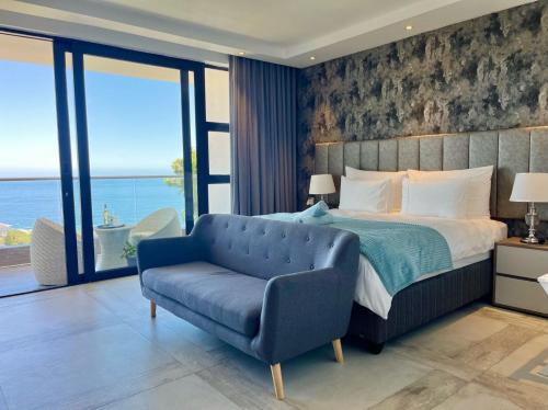 Ένα ή περισσότερα κρεβάτια σε δωμάτιο στο Mountain and Ocean