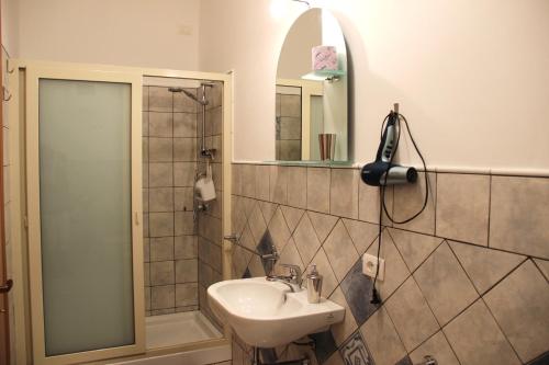Koupelna v ubytování La casa di Eolo