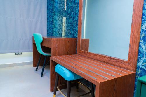 Posezení v ubytování Terraform Hotel