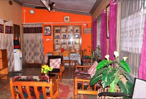 Χώρος καθιστικού στο Honey Palace Homestay