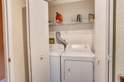 a laundry room with a washer and dryer at Gulfside Villas 6 in Clearwater Beach