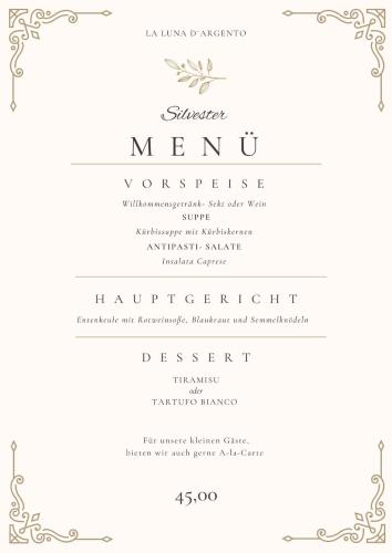a wedding invitation with a floral frame on a white background at Hotel Bergstätter Hof in Immenstadt im Allgäu