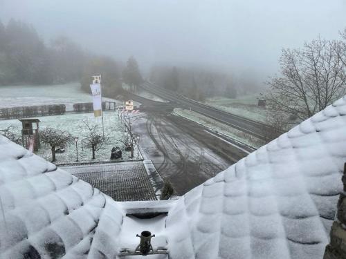 Gasthaus Hubertus en invierno