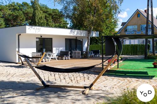 Patio nebo venkovní prostory v ubytování Yod Pustkowo