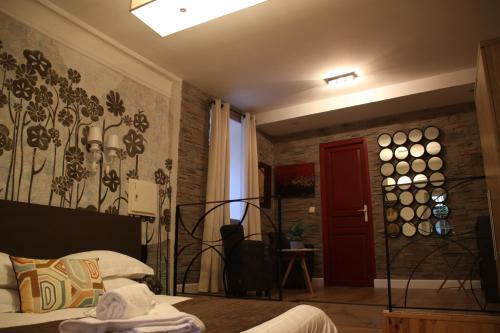 Ein Sitzbereich in der Unterkunft Casa Di Lucia Mi-Hotel