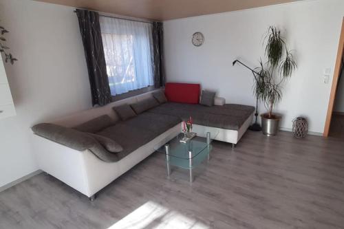 Χώρος καθιστικού στο Ferienwohnung Dürr