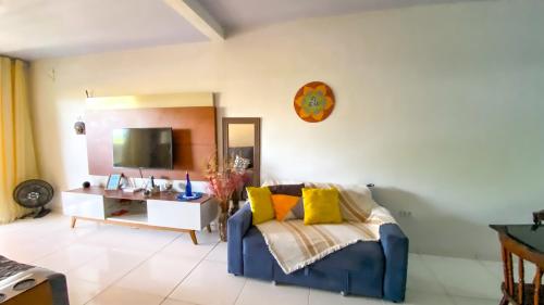 Ένα ή περισσότερα κρεβάτια σε δωμάτιο στο Linda Casa na Praia dos Carneiros,1 Minuto do Mar, Piscina Spa e Todo o Conforto