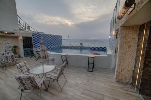 Balkón nebo terasa v ubytování ALENA HOTEL