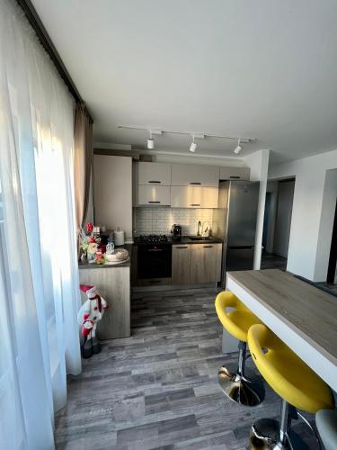 Kuchyň nebo kuchyňský kout v ubytování MONCLER RESIDENCE