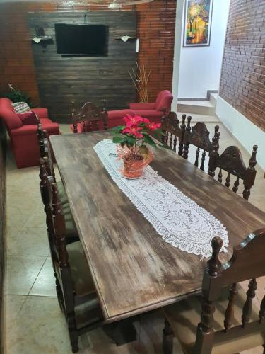 Ruang duduk di Charaí Lodge