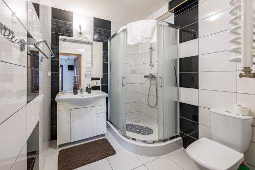 Kúpeľňa v ubytovaní Apartamenty u Bacy