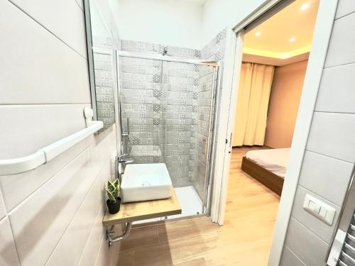 Koupelna v ubytování Vespucci Rooms