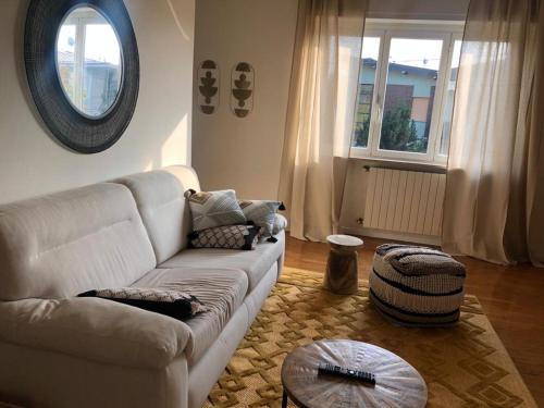 Un lugar para sentarse en Suite Dalmine