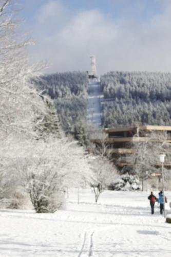 Haus am Karpfenteich durante l'inverno