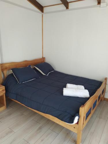 Postel nebo postele na pokoji v ubytování Calfu