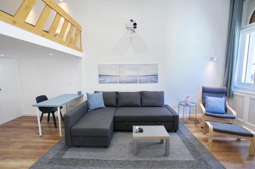 Posedenie v ubytovaní PAU Stylish studios in the heart of Budapest