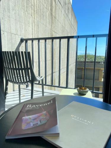 Ein Balkon oder eine Terrasse in der Unterkunft Wonderwall