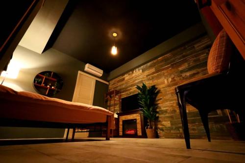 Un lugar para sentarse en PENGHU Lucai B&B 旅采民宿