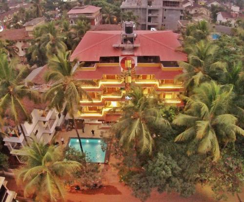 Bazén v ubytování Olive Hotel Calangute Niwasa by Embassy Group nebo v jeho okolí