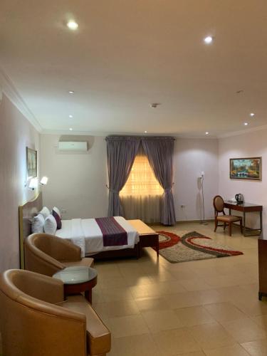 Voodi või voodid majutusasutuse Conference Hotel & Suites Ijebu toas