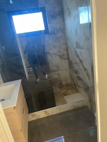 Koupelna v ubytování By nora