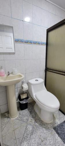 Kupatilo u objektu Panda House