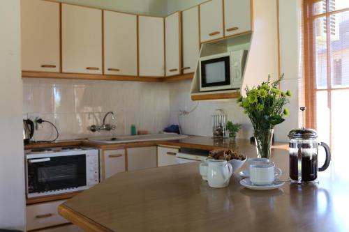Η κουζίνα ή μικρή κουζίνα στο Rooiberg Lodge