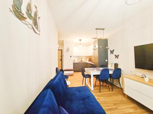 Et tv og/eller underholdning på M&K Apartament Szafirowy - Wyspa Sobieszewska