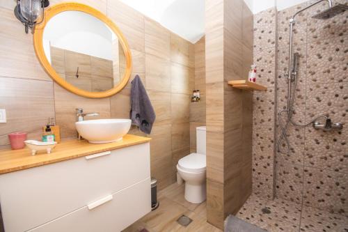 Phòng tắm tại Stellas guesthouse near Arachova