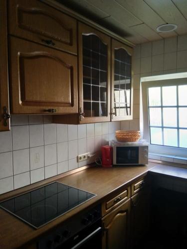 Dapur atau dapur kecil di Heidehof Hellenthal