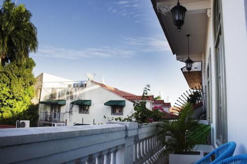 a view from a balcony of a house at AmazINN Places Rooftop and Jacuzzi VIII in Panama City