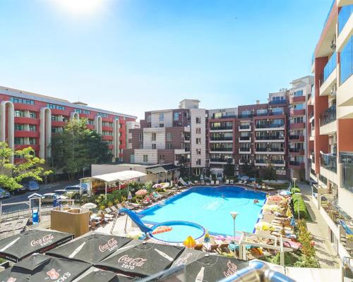 The swimming pool at or close to ADMIRAL PLAZA C 19 Private Cozy Studio SUNNY BEACH