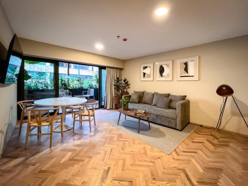 Prostor za sedenje u objektu Ana Polanco Apartments