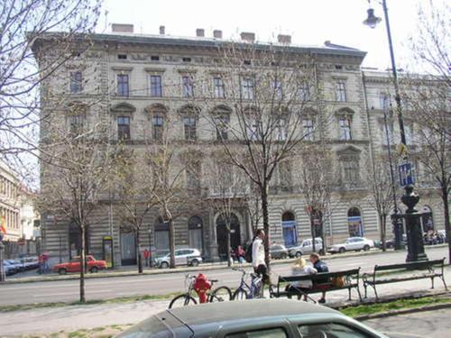 The building where the hostel is located