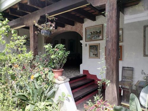 Χώρος καθιστικού στο La Casa de la Abuela