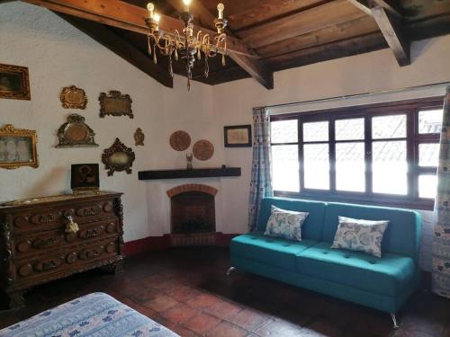 Χώρος καθιστικού στο La Casa de la Abuela